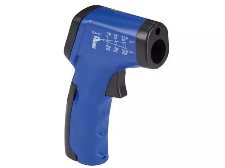 INFRAPUNALÄMPÖMITTARI LASERTÄHTÄIMELLÄ (-50 °C ... +330 °C) - Lämpömittarit - DEM100 - 1
