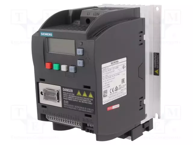 AUTOMATION MODULE: INVERTER - 1.5KW - 3X400VAC - 3X380÷480VAC - IN: 6 - Kolmivaiheiset vaihtosuuntaajat - 6SL3210-5BE21-5UV0 - 1