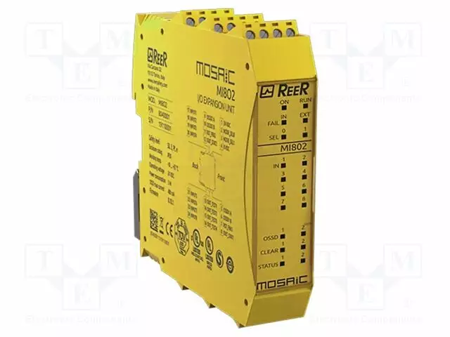 I/O LAAJENNUSMODUULI - PURISTAMINEN - 24VDC - IN: 10 - OUT: 8 - -10÷55°C - Turvakytkimet - säätömoduulit - 1100110 - 1