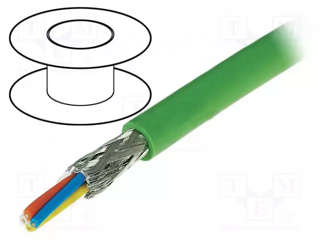 JOHTO - 4X22AWG - TEOLLISUUS-ETHERNET,PROFINET - 5 - RAUTALANKA - CU - Teollisuuden Ethernet-kaapelit - 09456000130 - 1
