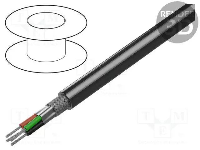 JOHTO - 4X24AWG - CU - ERISTYS: PVC - KROMI - RS232,RS423 - Sarjaväyläkaapelit - 9927.0601000 - 1