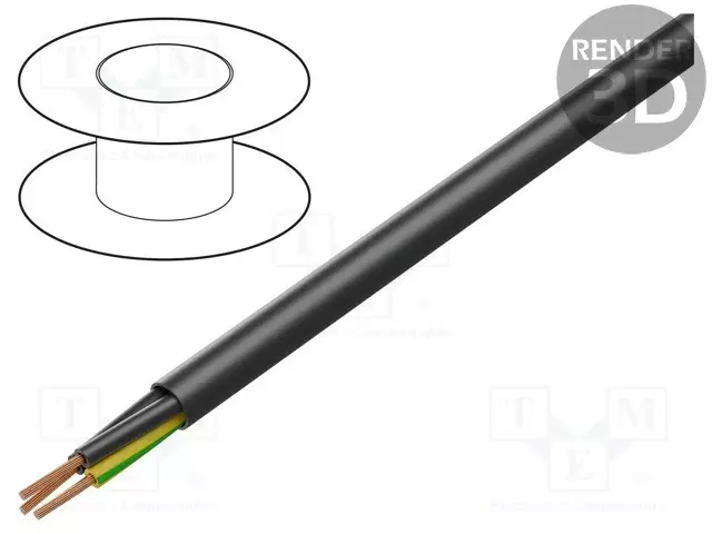 JOHTO - BIT 1000 H - 3G1,5MM2 - SUOJAAMATON - 600V,1KV - CU - LANKA - Suojaamattomat moninapakaapelit - BITNER-H60790 - 1