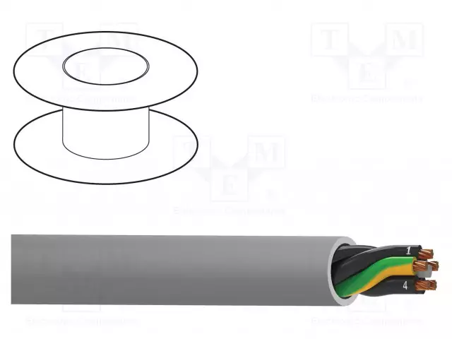 JOHTO - MACHFLEX 350YY - 7G1MM2 - SUOJAAMATON - 300V,500V CU - Suojaamattomat moninapakaapelit - 7GC-B100 - 1