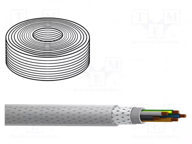 JOHTO - MACHFLEX 375CY - 4G1MM2 - SUOJATTU,TINATTU KUPARIPUNOS - PVC - Suojatut moninapakaapelit - C4GCCY-KC50 - 1