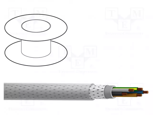 JOHTO - MACHFLEX 375SY - 4G0,75MM2 - PVC - LÄPINÄKYVÄ - 300V,500V - Suojatut moninapakaapelit - C4GBSY-K100 - 1