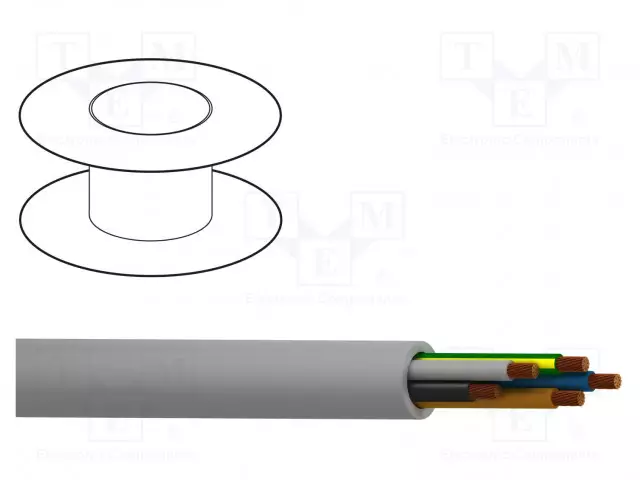 JOHTO - MACHFLEX 375YY - 4G0,75MM2 - SUOJAAMATON - 300V,500V CU - Suojaamattomat moninapakaapelit - C4GB-B100 - 1