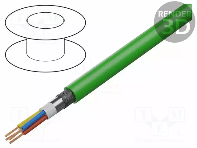 JOHTO - SF/UTP - 2X2X22AWG - TEOLLISUUS-ETHERNET,PROFINET - 5E - CU - Teollisuuden Ethernet-kaapelit - 6XV1840-2AT10 - 1