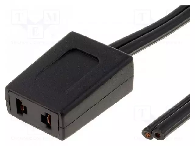 JOHTO: TUULETTIMIEN VIRTAJOHTO - PISTOKE: SUORA - 1M - Tuulettimien virtajohdot - A2-10 - 1