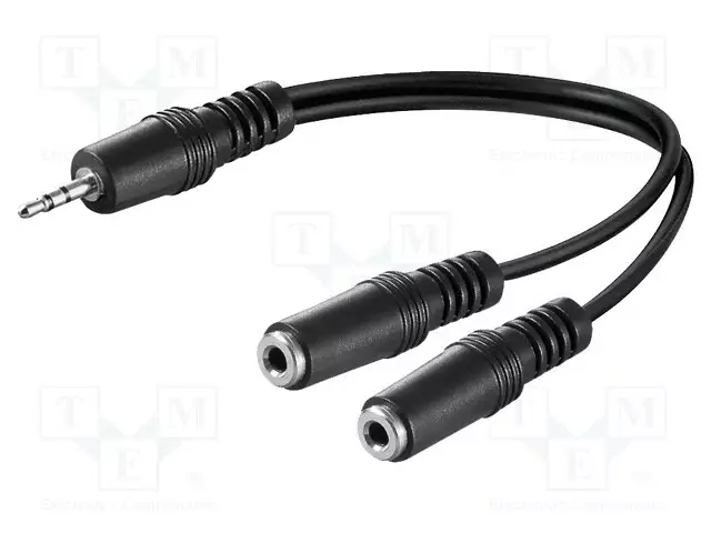 KAAPELI - 0,2M - MUSTA - Muut audio-videokaapelit - AVK-317-0020 - 1