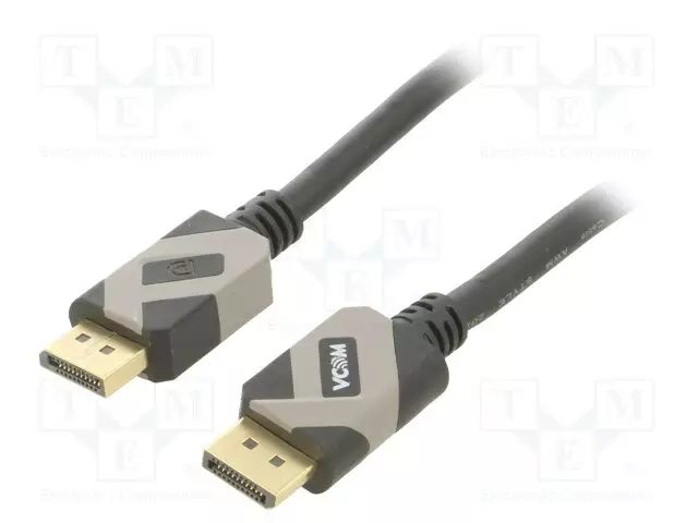 KAAPELI - DISPLAYPORT-PISTOKE,MOLEMMIN PUOLIN - PVC - 3M - MUSTA - HDMI, DVI, DisplayPort johdot - CG622-G-3.0 - 1