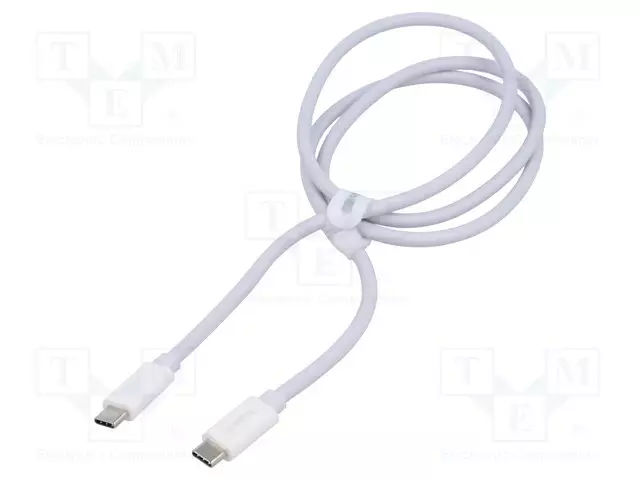 KAAPELI - HIGH SPEED,USB 2.0 - USB C PISTOKE,MOLEMMIN PUOLIN - 1M - USB kaapelit ja adapterit - P10365200211-00 - 1