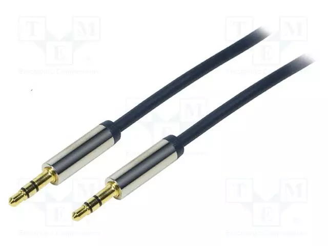 KAAPELI - JACK 3,5MM 3PIN PISTOKE,MOLEMMIN PUOLIN - 5M - PVC - Muut audio-videokaapelit - CA10500 - 1