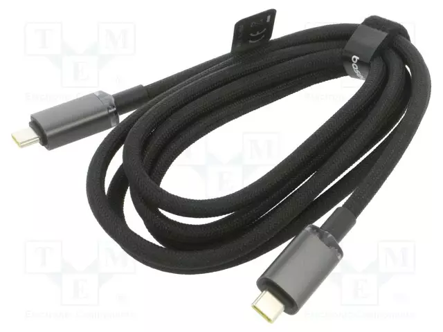 KAAPELI - USB 3.2 - USB C PISTOKE,MOLEMMIN PUOLIN - 1,5M - MUSTA - USB kaapelit ja adapterit - P10318204111-00 - 1