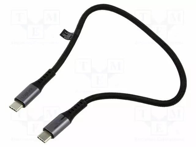 KAAPELI - USB 3.2 GEN 2X2 - USB C PISTOKE,MOLEMMIN PUOLIN - 0,3M - USB kaapelit ja adapterit - CU0430 - 1
