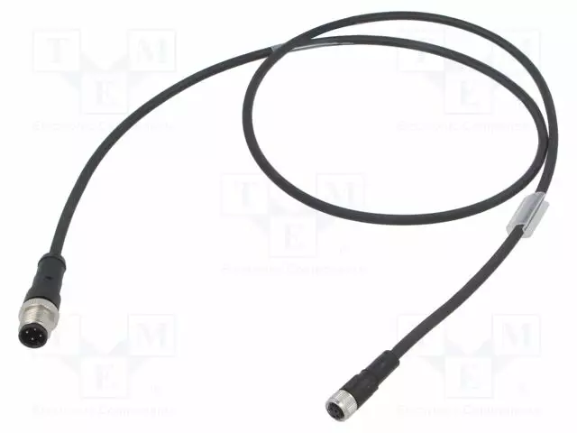 KAAPELI: ANTUREITA/AUTOMATIIKKAA VARTEN - M12,M8 - PIN: 4 - 1M - 30VDC - Teollisuus anturikaapelit - 22260350 - 1