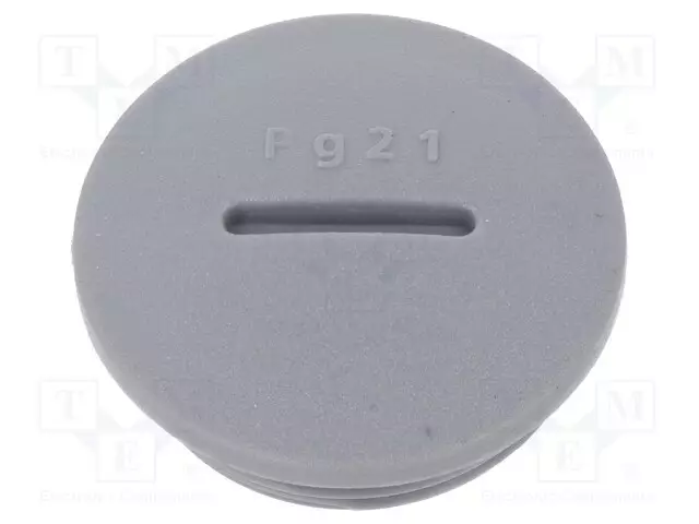 KANNE - PG21 - POLYAMIDI - TUMMANHARMAA - KIERRE: PG - 8MM - 10KPL - Läpivientikappaleiden tulpat - HPP21-SL080 - 1