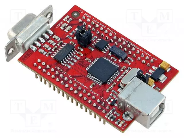 KEHITYSALUSTA - ARM NXP - A/D 10BIT MUUNNIN,PWM-ANTO - NXP kehityspaketit - EA-QSB-010 - 1