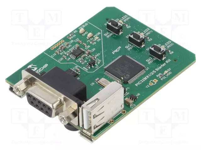 KEHITYSALUSTA - MICROCHIP - KOMPONENTIT: PIC32MX570F512L - Microchip kehityspaketit - DM320100 - 1
