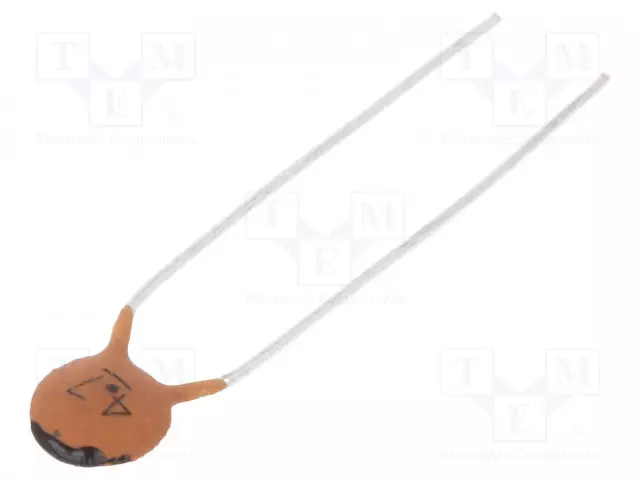 KERAAMINEN KONDENSAATTORI - 4,7PF - 100V - C0G (NP0) - ±10% - THT - 5MM - Keraamiset kondensaattorit - CC-4P7100 - 1