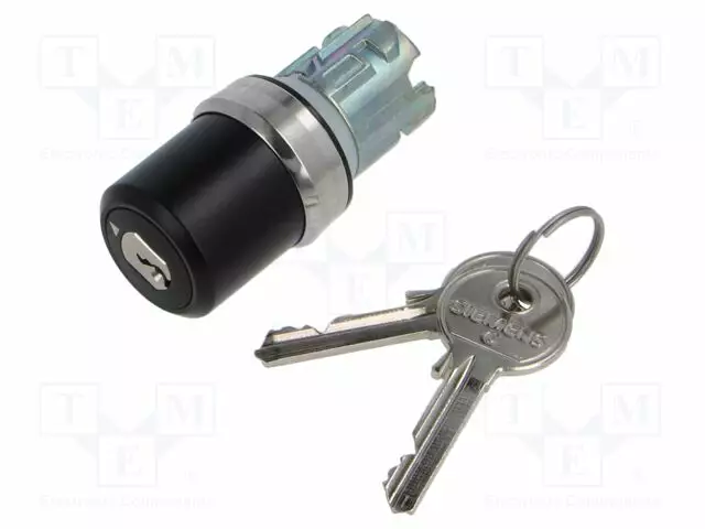 KIERTOKYTKIN AVAIMELLA VARUSTETUT - 22MM - ASENNOT: 2 - Taulukytkimet, standardi 22mm - 3SU1050-5BF01-0AA0 - 1