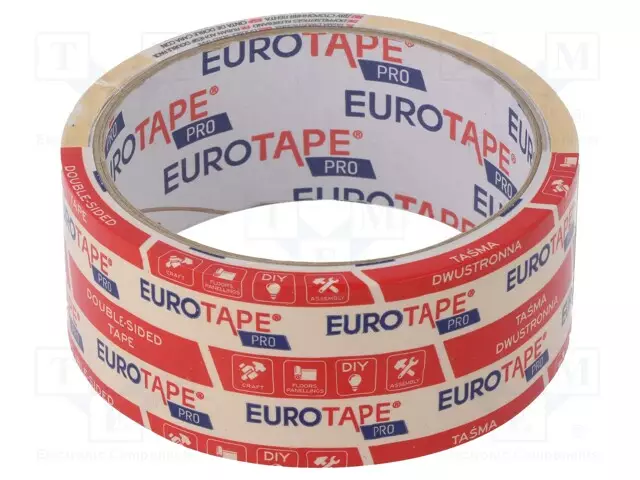 KAKSIPUOLEINEN TEIPPI - W: 38MM - L: KAKSIPUOLINEN - AKRYYLI- - Eristysteipit ja -nauhat - DALPO-3810 - 1
