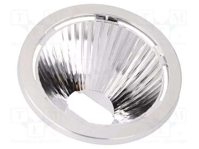 KOHDEVALAISIN - PYÖREÄ - METALLI - H: 23,9MM - Ø: 50MM - Linssit LEDeille - C12480 - 1