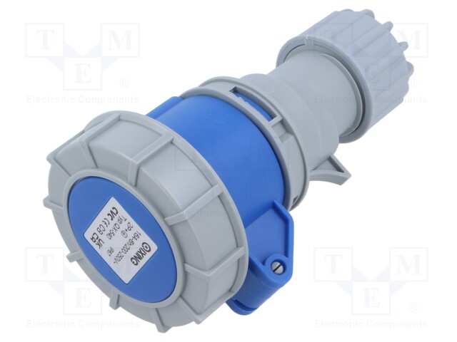 KOJELIITIN NAARAS - 16A - 230V - IEC 60309 - IP67 - AC liittimet ja rungot - QX-540 - 1