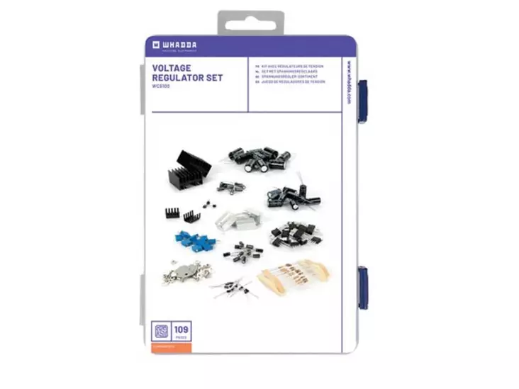 KOMPONENTTISARJA REGULAATTORIT - KONDENSAATTORIT - VASTUKSET - JÄÄHDYTYSELEMENTIT - Komponenttisarjat - WCS100 - 1