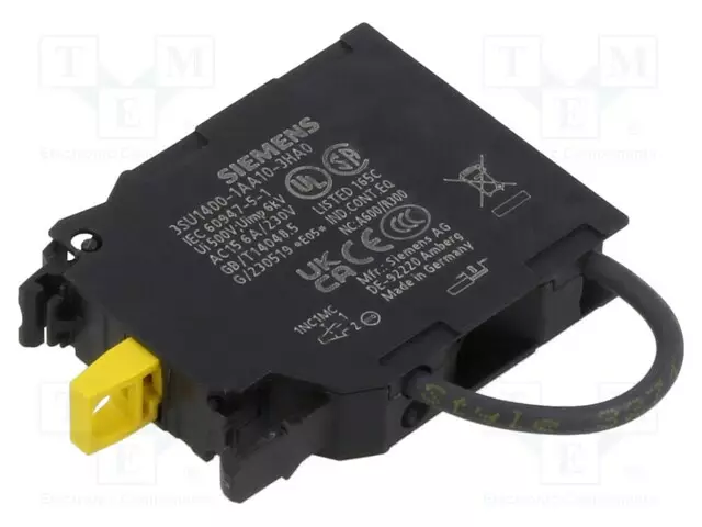 KOSKETINELEMENTTI - 22MM - JOUSIPURISTIMET - KOSKETTIMET: NC - Taulukytkimien lisävarusteet - 3SU1400-1AA10-3HA0 - 1