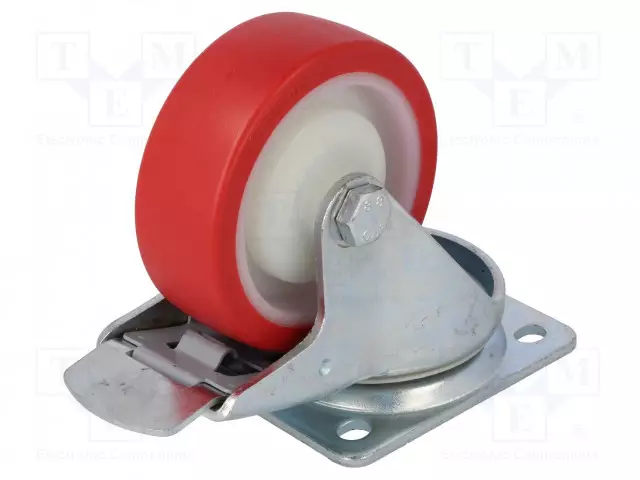 KULJETUSPYÖRÄ - Ø: 100MM - W: 30MM - H: 128MM - VÄÄNTÖ- LUKITUKSELLA - Kuljetuspyörät - BTPU-1002-5100 - 1