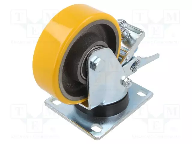 KULJETUSPYÖRÄ - Ø: 125MM - W: 40MM - H: 166MM - VÄÄNTÖ- LUKITUKSELLA - Kuljetuspyörät - BTCU-1252-6040 - 1