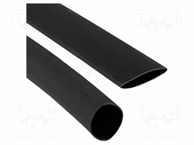 KUTISTEMUOVI - 2: 1 - L: 1219MM - MUSTA - POLYOLEFIINI - -55÷135°C - Kutistemuovit - Q2F51601QB48IN25-0 - 1