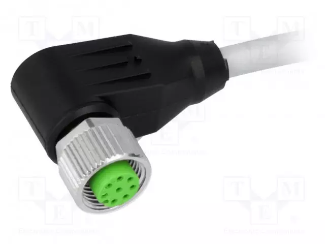 KAAPELI: ANTUREITA/AUTOMATIIKKAA VARTEN - M12 - PIN: 8 - KULMA - Teollisuus anturikaapelit - 7000-17061-2950300 - 1