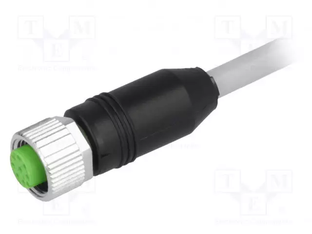 KAAPELI: ANTUREITA/AUTOMATIIKKAA VARTEN - M12 - PIN: 8 - SUORA - 3M - Teollisuus anturikaapelit - 7000-17041-2950300 - 1
