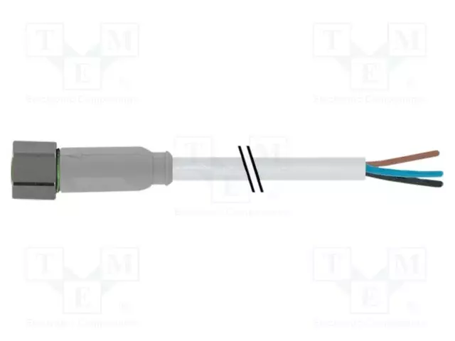 KAAPELI: ANTUREITA/AUTOMATIIKKAA VARTEN - M8 - PIN: 3 - SUORA - 7,5M - Teollisuus anturikaapelit - 7014-08041-2100750 - 1