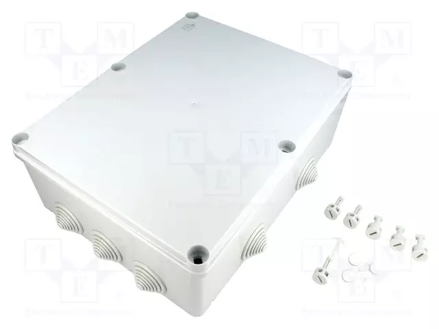 KYTKENTÄRASIA - X: 251MM - Y: 323MM - Z: 117MM - IP55 - HARMA - Kytkentärasiat - 1SL0828A00 - 1