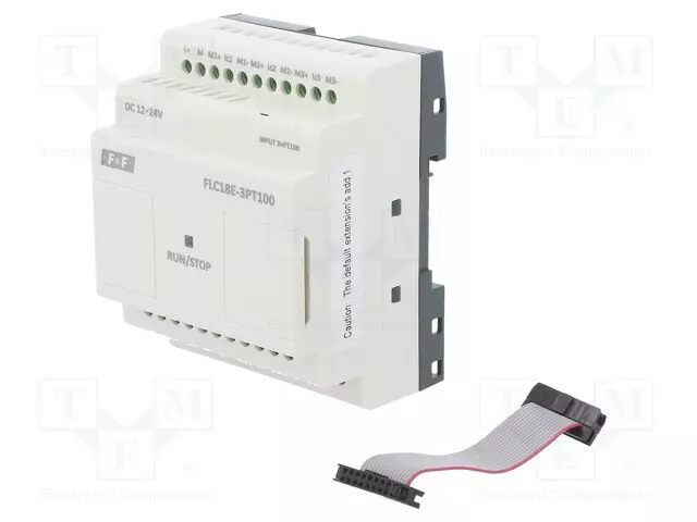 AUTOMATION MODULE: EXTENSION - 12÷24VDC - FOR DIN RAIL MOUNTING - Ohjelmoitavat releet - FLC18E-3PT100 - 1
