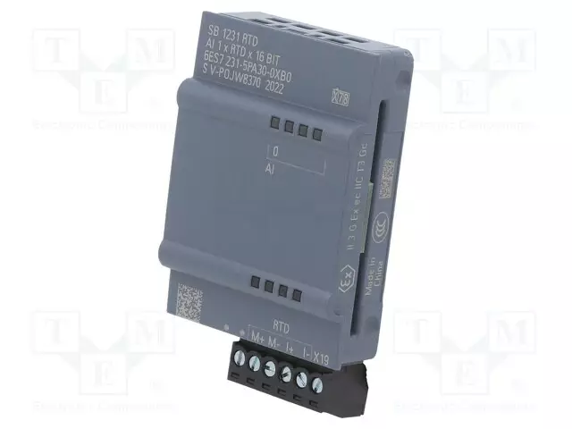 AUTOMATION MODULE: EXTENSION - IN: 1 - S7-1200 - IN 1: RTD - 38X62X21MM - PLC ajurit - 6ES7231-5PA30-0XB0 - 1