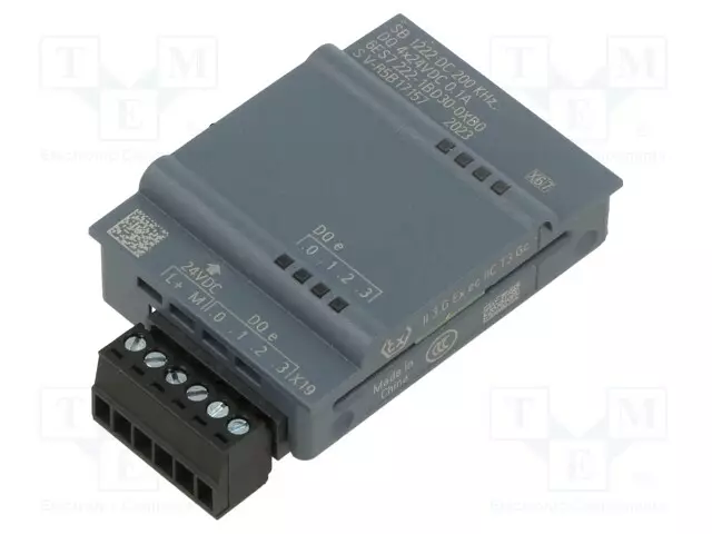 AUTOMATION MODULE: EXTENSION - OUT: 4 - S7-1200 - OUT 1: TRANSISTOR - PLC ajurit - 6ES7222-1BD30-0XB0 - 1