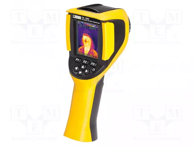 LÄMPÖKAMERA - LCD 2,8" - 160X120 - 9HZ - -15÷50°C - IP54 - 60MK - 4,1MRAD - Lämpökamerat - CA-1900 - 1