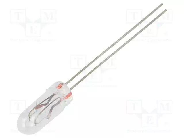 LAMPPU: MINIATYYRI - 12VDC - 40MA - LASIKUPU: T1 1/4 - Ø: 4,2MM - 10000H - Merkkivalot ja pienoislamput - L14-1240 - 1