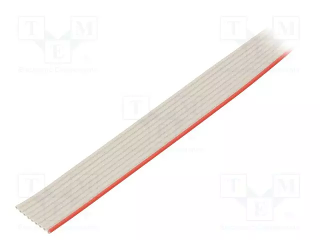 LATTAKAAPELI - 1,27MM - CU - SUOJAAMATON - PO - HARMAA - 30,5M - Yksiväriset nauhakaapelit - 09180097001900 - 1