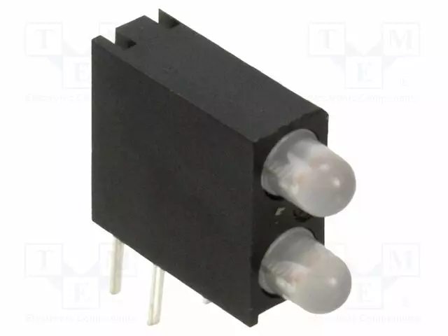 LED - 3MM - DIODIEN LM: 3 - PUNAINEN,VIHREÄ - 70° - 4,7÷10MCD - -55÷100°C - Merkkivalot ja pienoislamput - 5530781853F-DIA-0 - 1