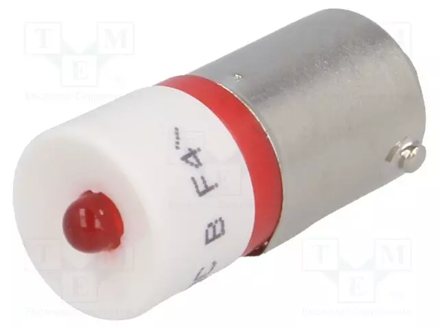 LED LAMPPU - BA9S - PUNAINEN - 28VDC - 28VAC - Merkkivalot ja pienoislamput - 18602450 - 1