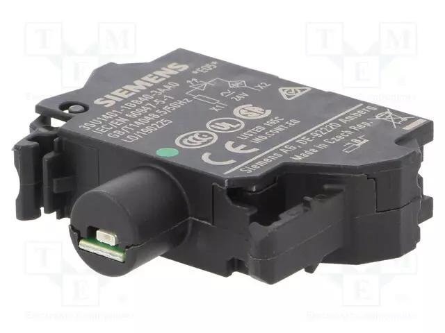 LED MERKKIVALORUNKO - 22MM - 3SU1.5 - VALAISTUS: LED - ETUPUOLI- - Taulukytkimien lisävarusteet - 3SU1401-1BB40-3AA0 - 1