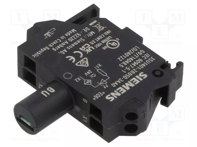 LED MERKKIVALORUNKO - 22MM - 3SU1.5 - VALAISTUS: LED - TAKAPUOLI- - Taulukytkimien lisävarusteet - 3SU1401-2BB50-3AA0 - 1