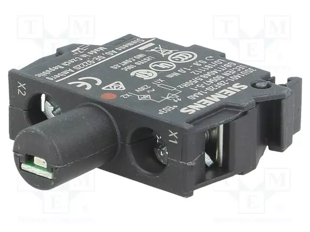 LED MERKKIVALORUNKO - 22MM - 3SU1.5 - VALAISTUS: LED - TAKAPUOLI- - Taulukytkimien lisävarusteet - 3SU1401-2BF20-1AA0 - 1