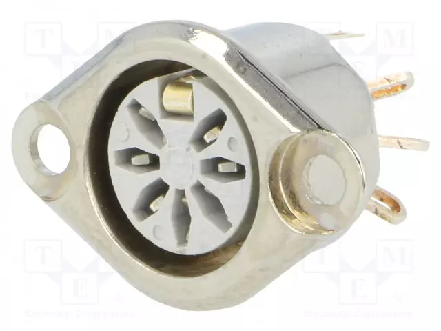 LIITIN: DIN - N LIITINAARAS - PIN: 7 - 270° - JUOTETTAVA - 34V - 2A - DIN liittimet - 630-0700 - 1