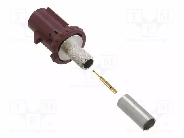 LIITIN: FAKRA - PISTOKE - UROS - SUORA - JOHTOON - PURISTUS - KULLATTU - Ajoneuvoliittimet - 2FA1NDSPC041-0 - 1