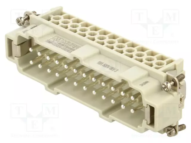 HDC LIITIN - RUUVI TERMINAALI - PIN: 24 - 500V - 16A - UROS - UL94V-0 - HDC liittimet muut - 70MH-ES024-GS03020 - 1